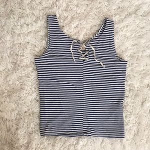 Stripped tank top